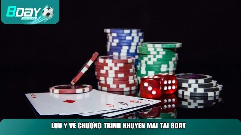 Lưu ý về chương trình khuyến mãi tại 8DAY